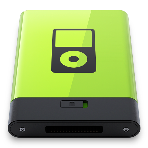 Green iPod Icon 512x512 png